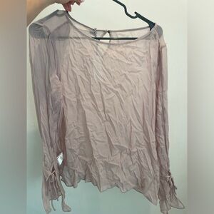 Lucky brand, light pinkish blouse with tags, size L
